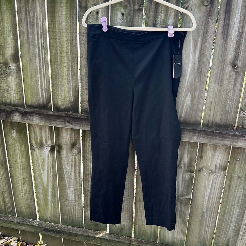 Lauren, Ralph Lauren black ankle dress pants ￼